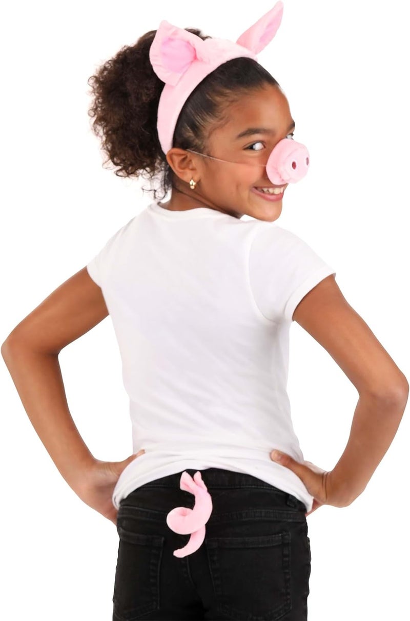 elope Pig Ears Headband Costume Kit with Nose and Tail for Kids and Adults - Image 2